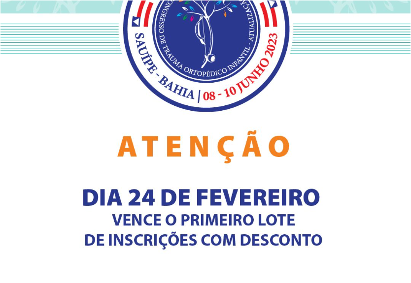 Participe do XII Congresso de Trauma Ortopédico Infantil