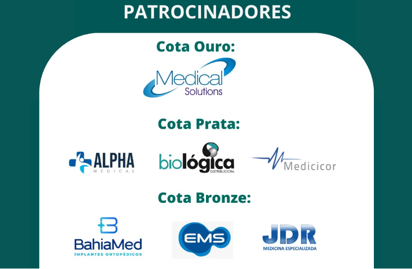 Patrocinadores Simpósio de Artroscopia da SBOTBA