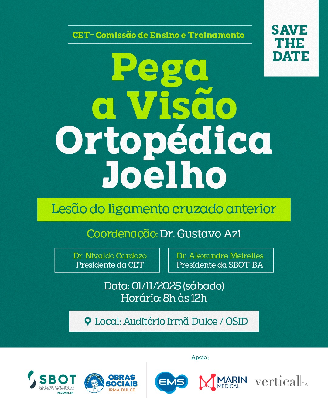 Pega a Visão Ortopédica / Joelho
